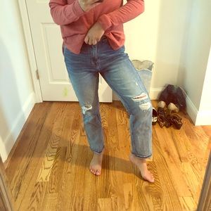Distressed Nordstrom jeans!